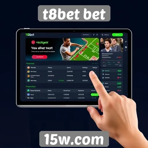 Explorando a interface do usuário do t8bet bet